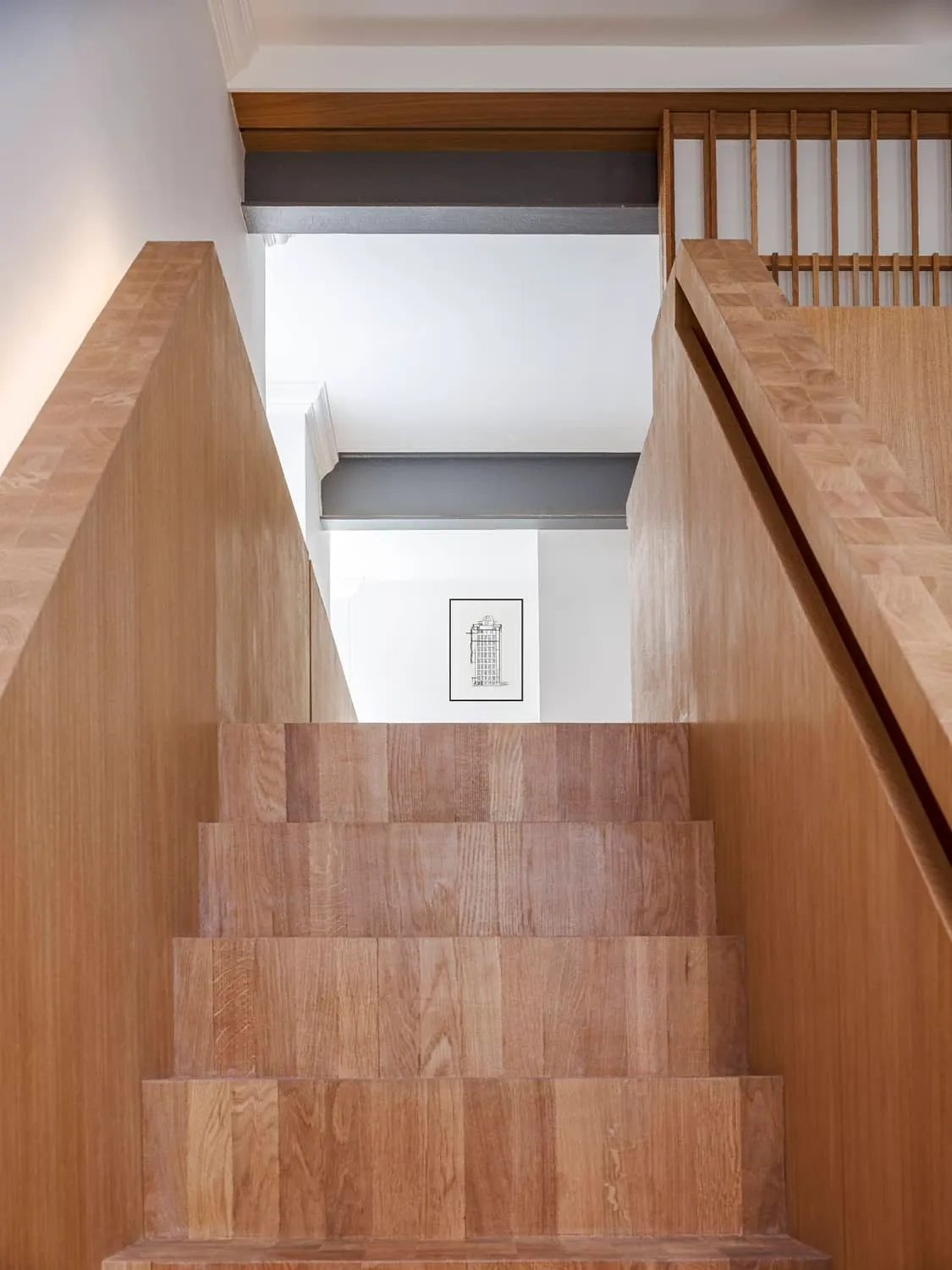 Apartment Block, Clerkenwell, EC1 &mdash; Stair detail