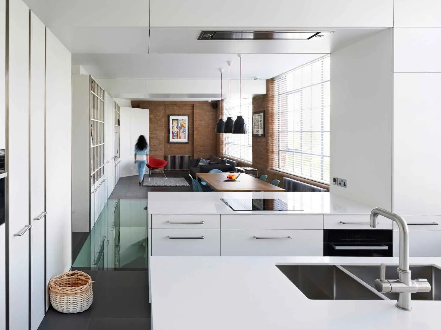 Canyon House, Clerkenwell — kitchen and living