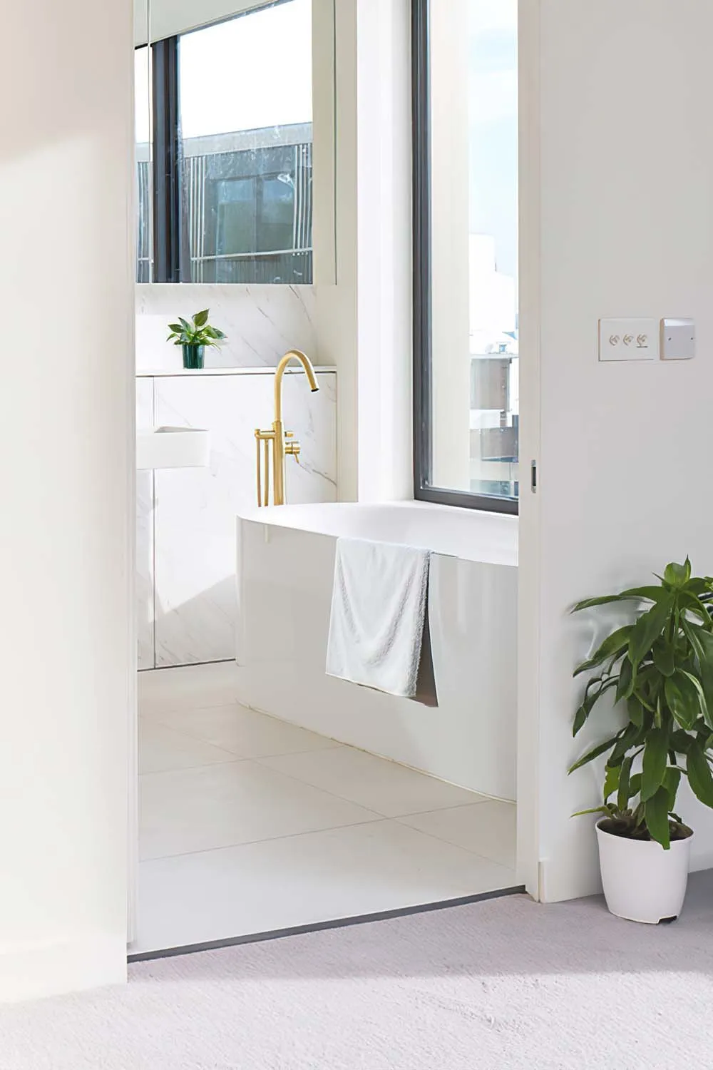 Helios House, White City, W12 &mdash; Helios house bathroom entrance