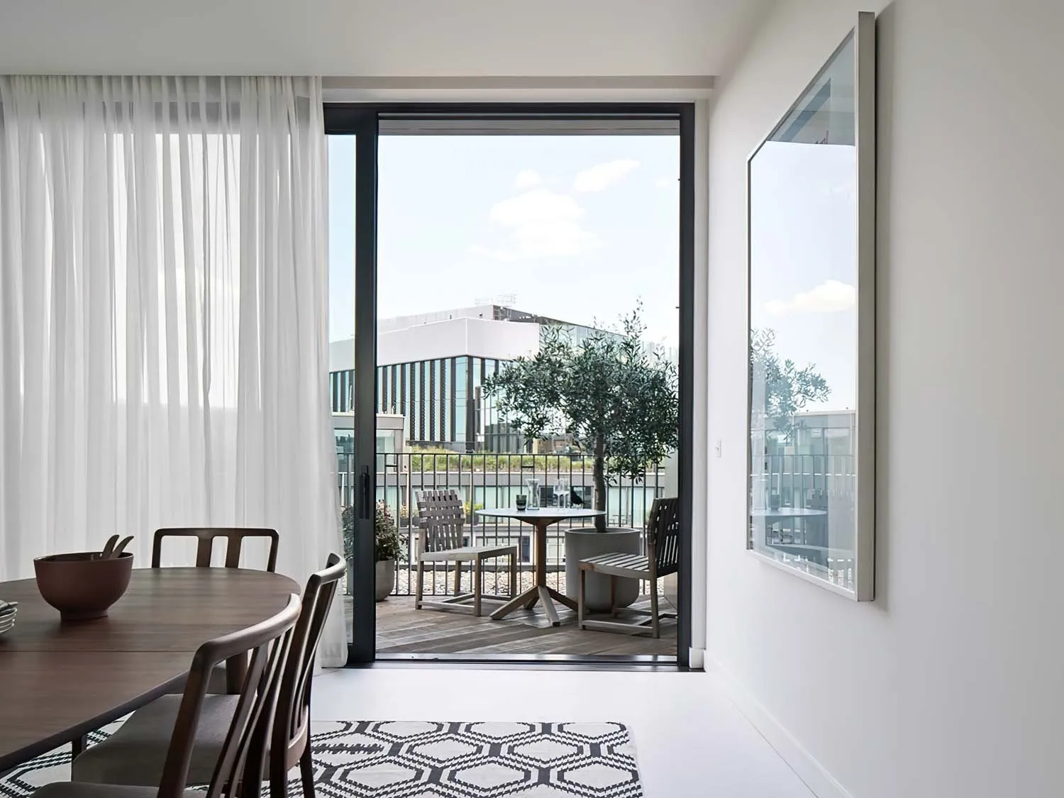 Helios House, White City, W12 &mdash; Helios house dining and terrace
