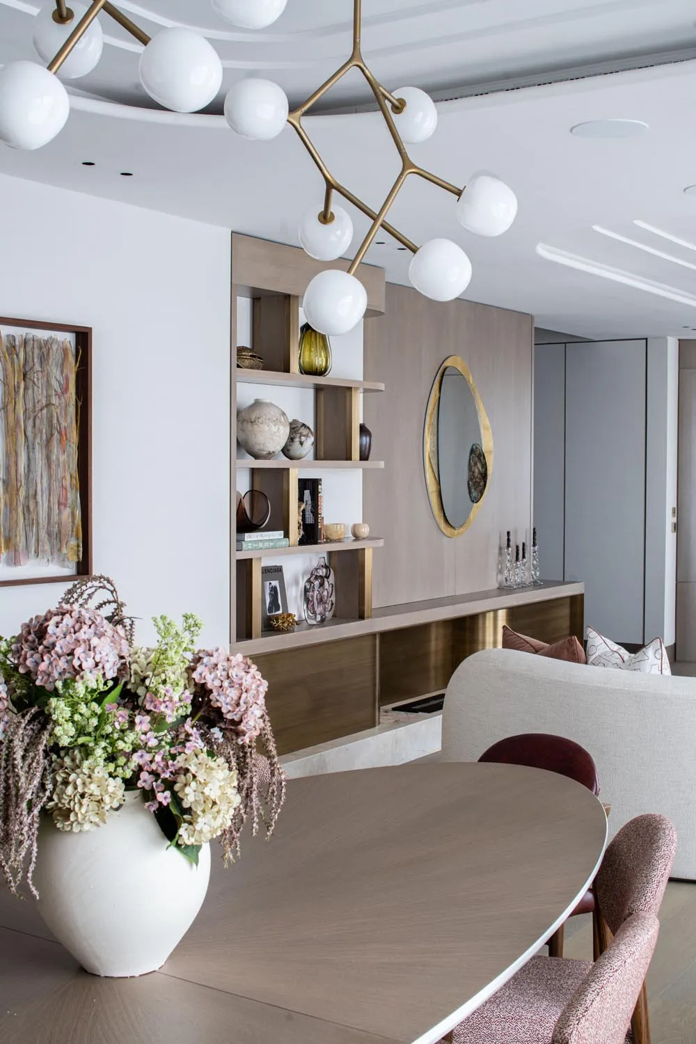 Holland Park Penthouse, Kensington &mdash; dining and living, open plan