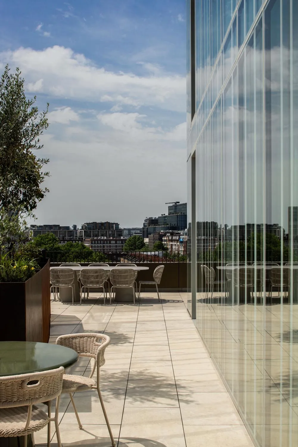 Holland Park Penthouse, Kensington &mdash; terrace, bistro table and chairs