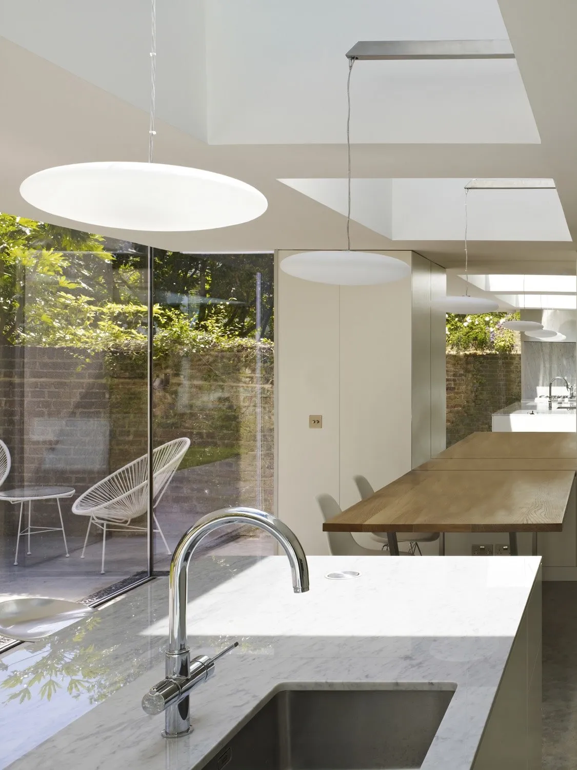 Kitchen Garden, Maida Vale, W9 &mdash; Kitchen garden mirrored threshold