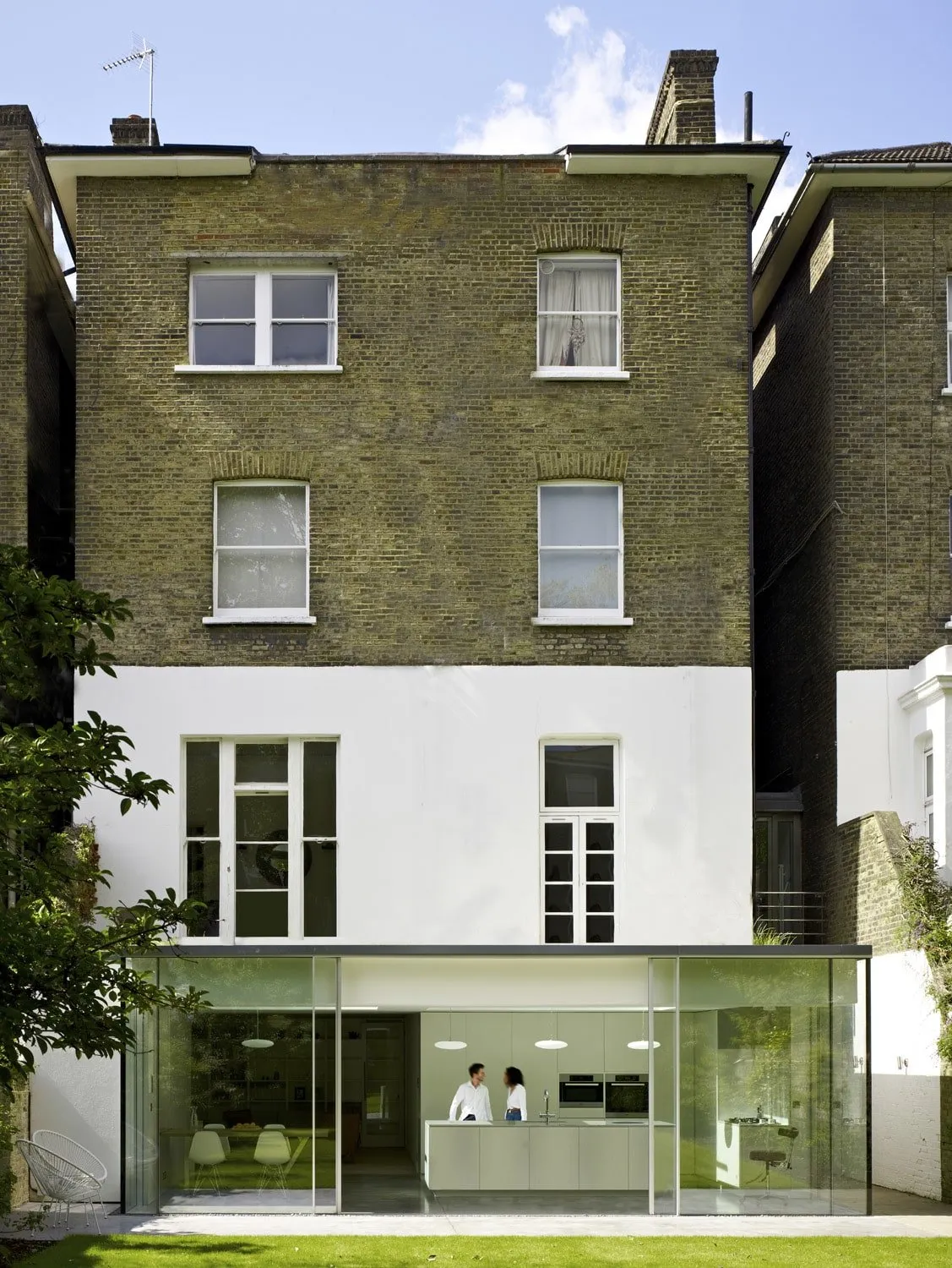 Kitchen Garden, Maida Vale, W9 &mdash; Kitchen garden rear view