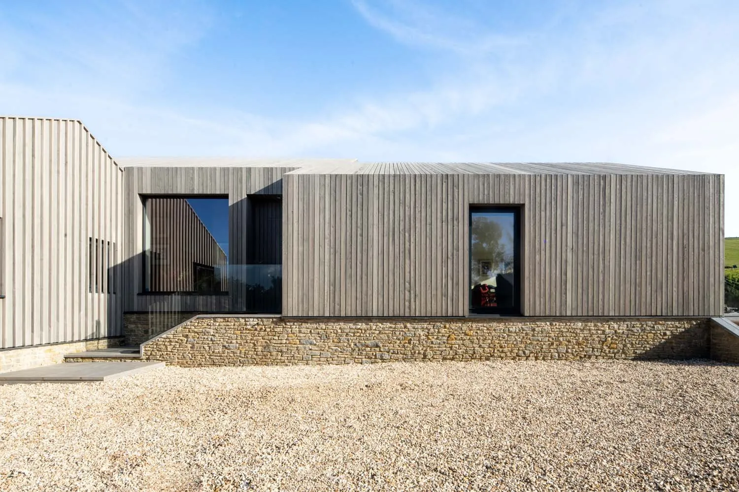 Modern Barn, Dorset, Jurassic Coast &mdash; External entrance