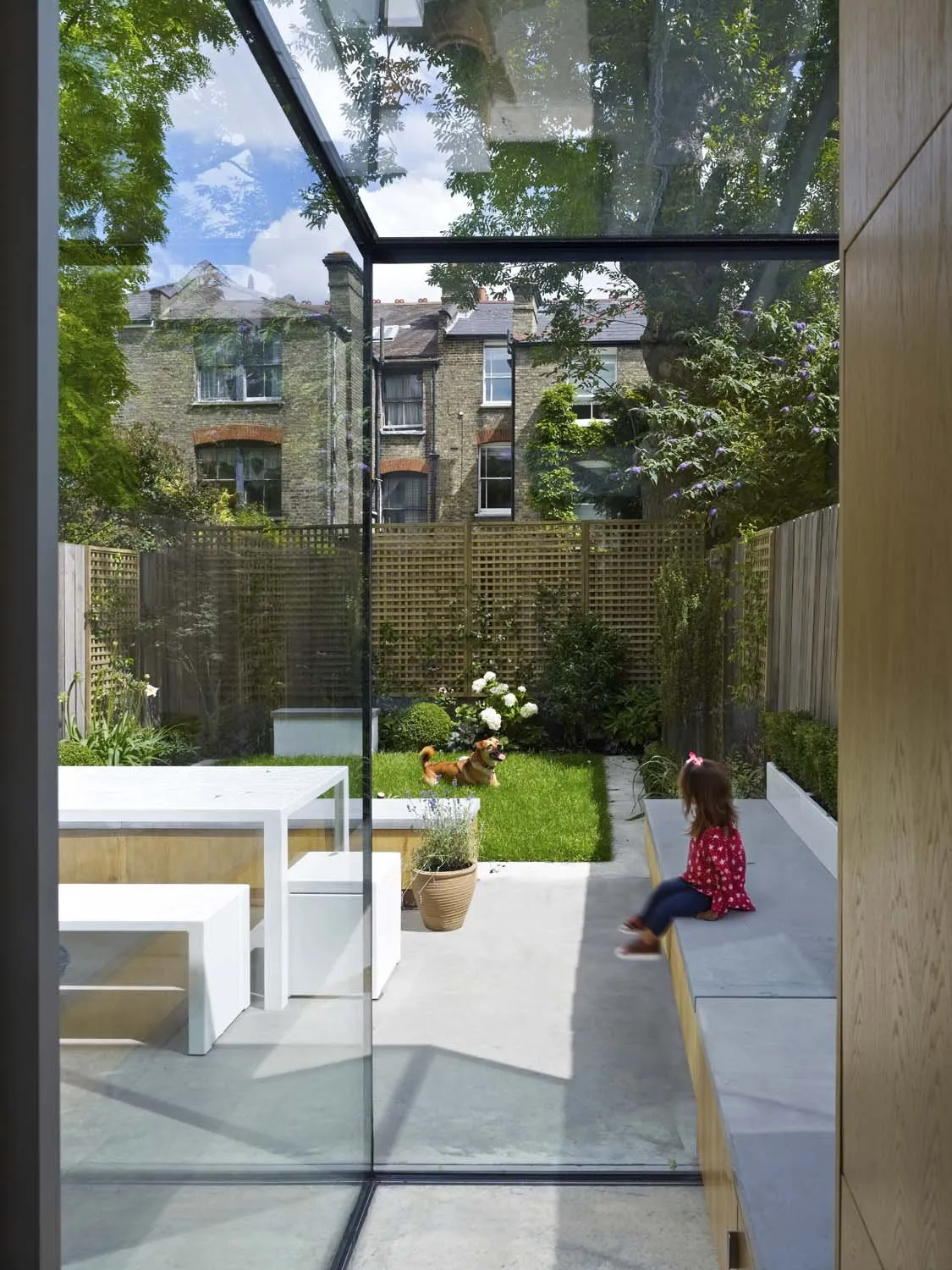 Well House, Islington, N1 &mdash; Garden from inside